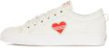 Adidas Nizza Trefoil W Dames Sneakers Crystal White Red Ftwr White - Wit