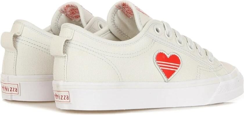 Adidas Nizza Trefoil W Dames Sneakers Crystal White Red Ftwr White - Foto 11