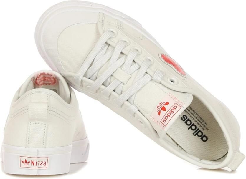 Adidas Nizza Trefoil W Dames Sneakers Crystal White Red Ftwr White - Foto 5