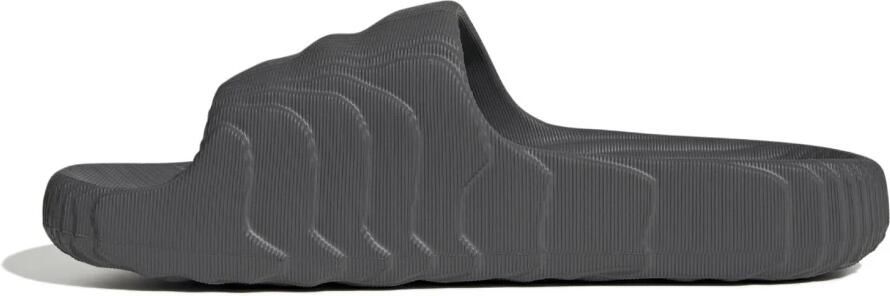 Adidas Originals Adilette 22 Slides Grey Five Grey Five Core Black- Grey Five Grey Five Core Black