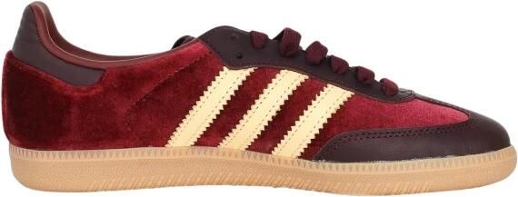 Adidas Originals Bordeaux Samba OG Velvet Sneakers