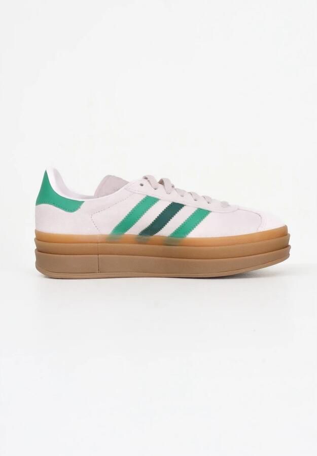 Adidas Originals Gazelle Bold sneakers lichtroze groen - Foto 2