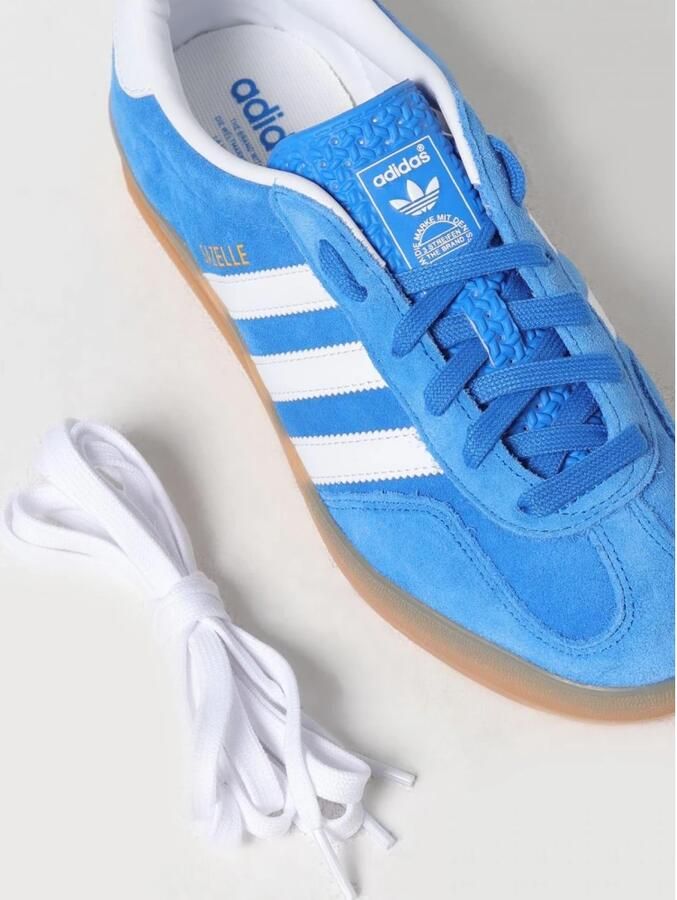 Adidas Originals Gazelle Indoor Blue Bird Cloud White Gum- Blue Bird Cloud White Gum