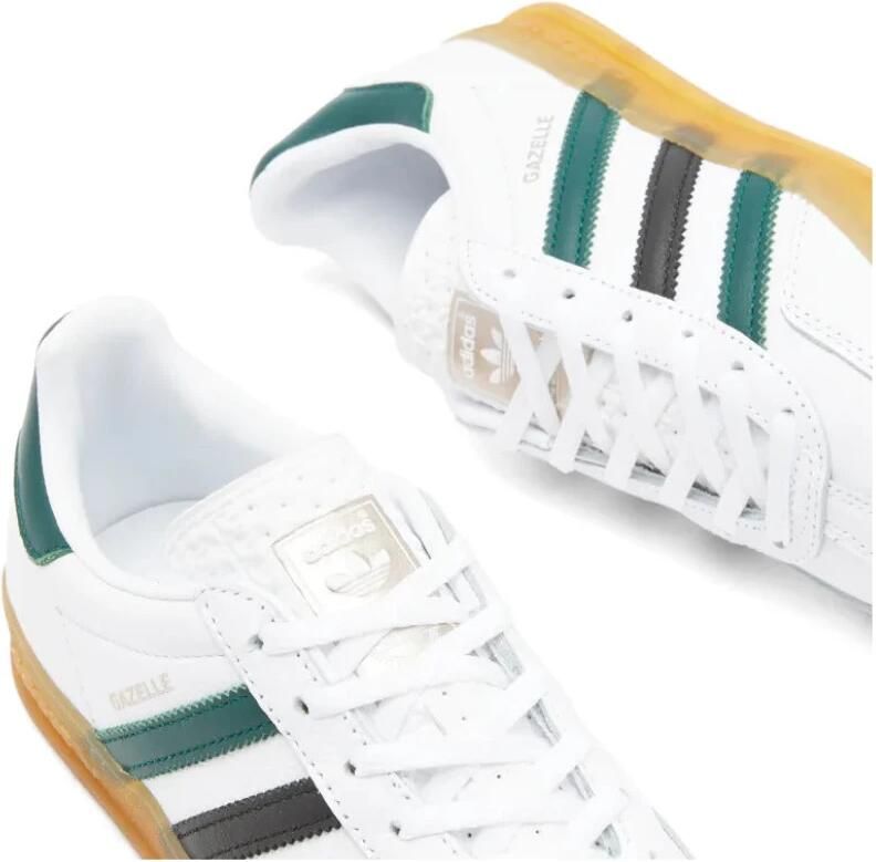 Adidas Originals Vintage Gazelle Indoor Leren Sneakers White - Foto 3