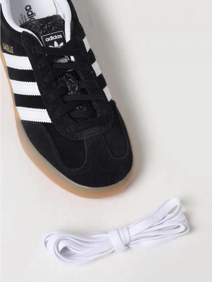 Adidas Originals Gazelle Indoor Core Black Cloud White Gum- Core Black Cloud White Gum