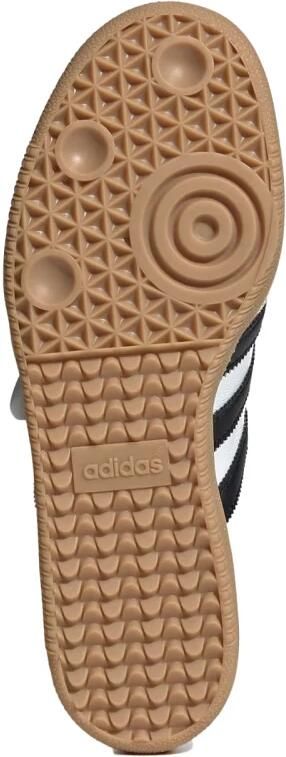 ADIDAS ORIGINALS Ballerina met riempjes 'Samba' zwart wit offwhite