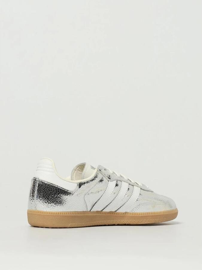 Adidas Samba Dames Schoenen Zilver Maat: 40 2 3 Leer Foot Locker