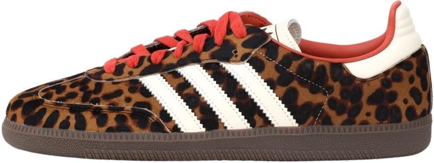 ADIDAS ORIGINALS Sneakers laag 'Samba' camel bruin zwart wit