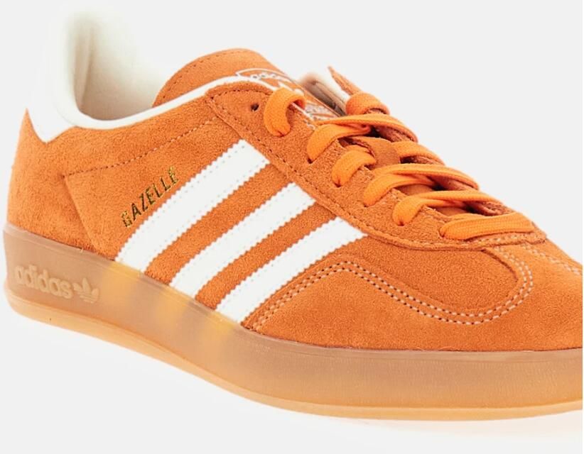 Adidas Gazelle Sneakers Heren Oranje 2 3 Leer