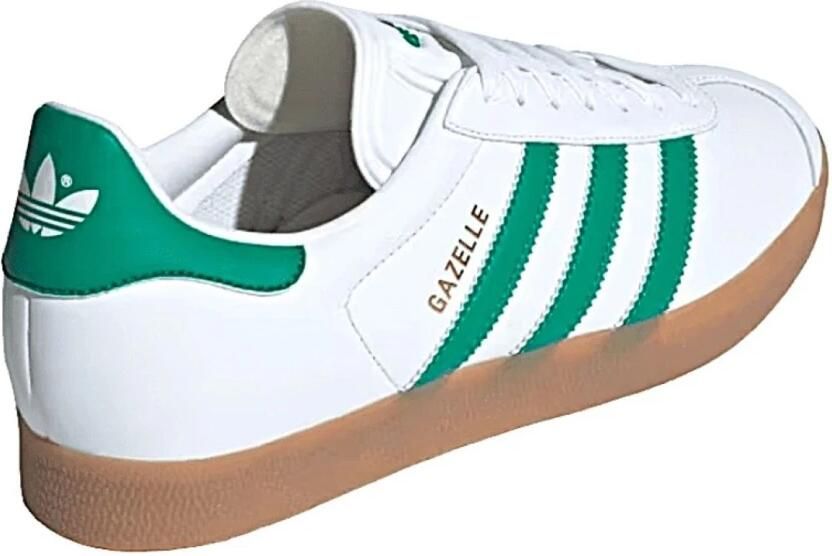 Adidas Originals Gazelle Dames Cloud White Bold Green Gold Metallic- Dames Cloud White Bold Green Gold Metallic - Foto 2