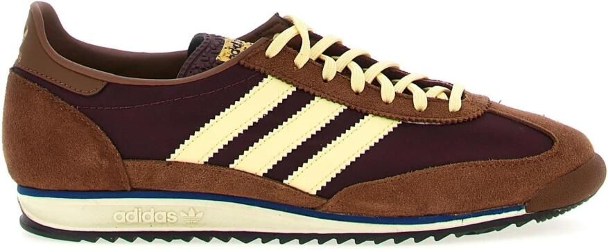 Adidas Maroon Sneakers Ie3425 Nylon Suede Leer Multicolor - Foto 4
