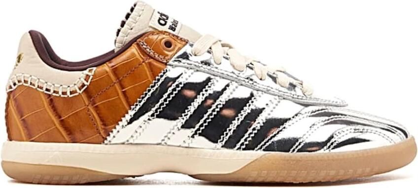 Adidas Metallic Panel Lace-Up Sneakers met platte zool Multicolor Heren - Foto 3