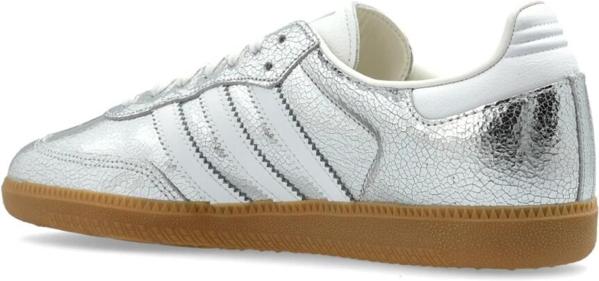 Adidas Samba Dames Schoenen Zilver Maat: 36 2 3 Leer Foot Locker