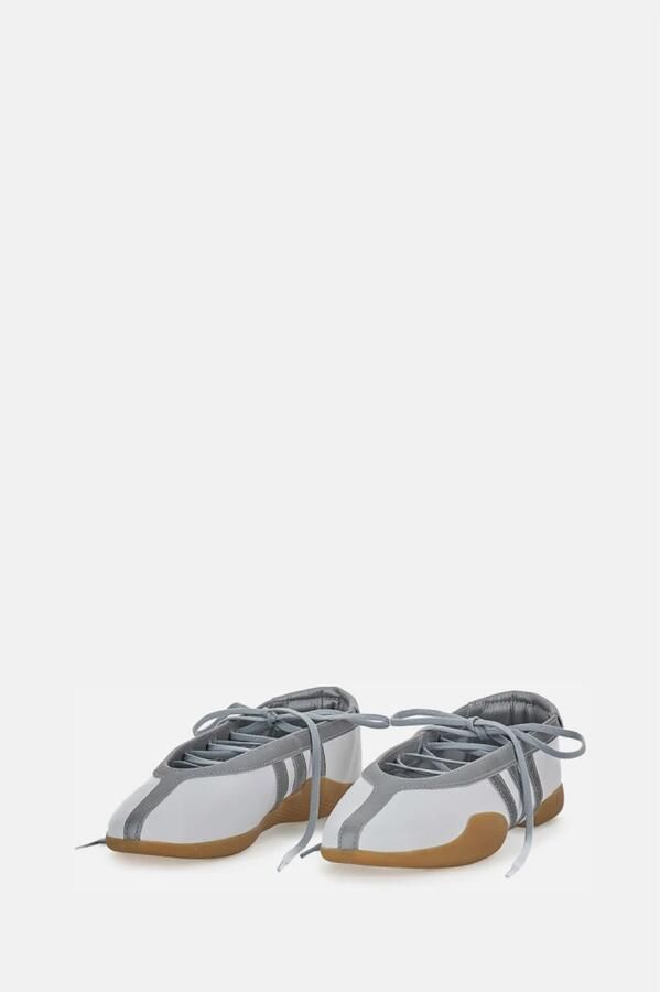 ADIDAS ORIGINALS Ballerina met riempjes 'Taekwondo Mei' zilver wit