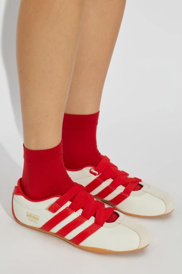ADIDAS ORIGINALS Ballerina met riempjes 'Tokyo' rood wit