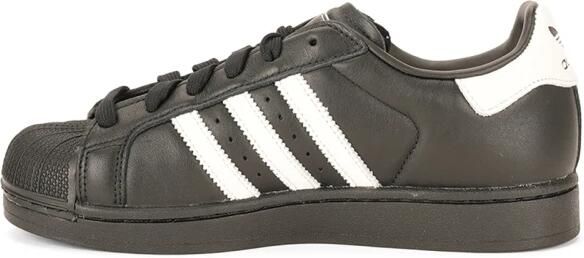Adidas Originals Zwarte platte schoenen Superstar II - Foto 2