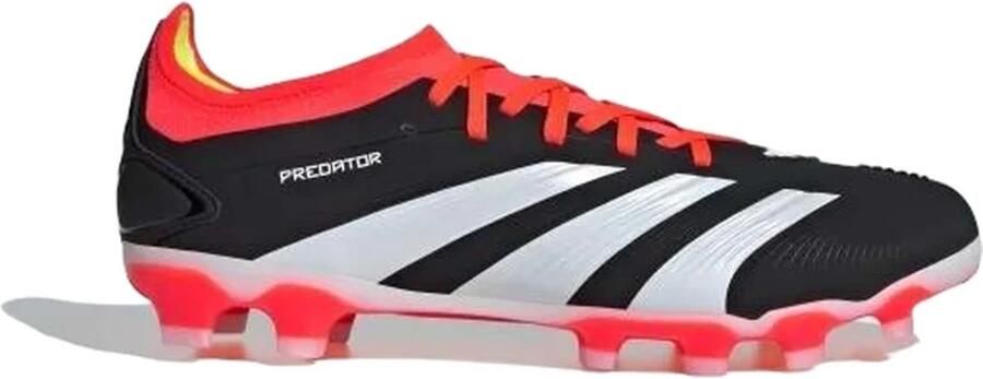 Adidas Predator Pro Gras Kunstgras Voetbalschoenen (MG) Zwart Wit Felrood