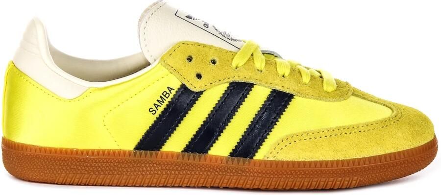 Adidas Samba Dames Schoenen Geel Maat: 40 2 3 Leer Foot Locker - Foto 3