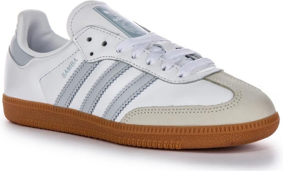 Adidas Originals Samba OG Dames Cloud White Halo Blue Off White- Dames Cloud White Halo Blue Off White - Foto 5