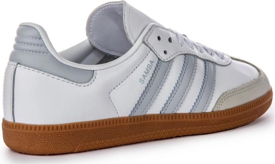 Adidas Originals Samba OG Dames Cloud White Halo Blue Off White- Dames Cloud White Halo Blue Off White - Foto 6