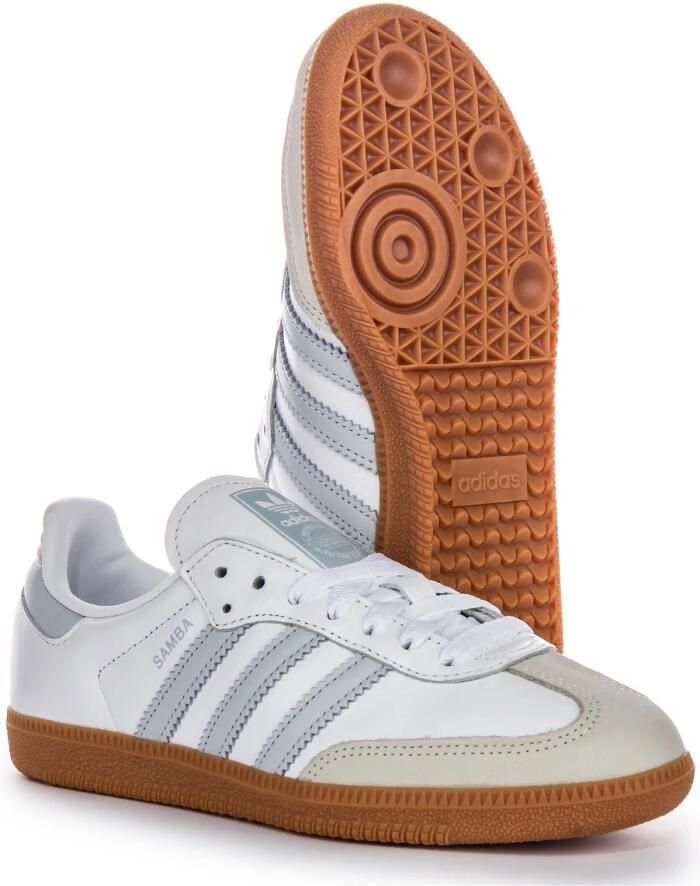 Adidas Originals Samba OG Dames Cloud White Halo Blue Off White- Dames Cloud White Halo Blue Off White - Foto 2