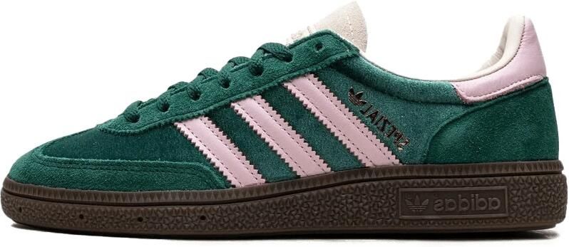 Adidas Originals Handball Spezial Dames Collegiate Green Clear Pink Cream White- Dames Collegiate Green Clear Pink Cream White