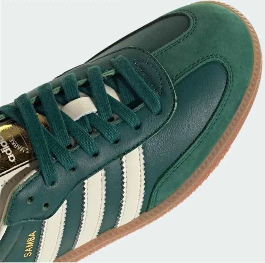 Adidas Originals Samba OG Dames Collegiate Green Cream White Gold Metallic- Dames Collegiate Green Cream White Gold Metallic - Foto 2