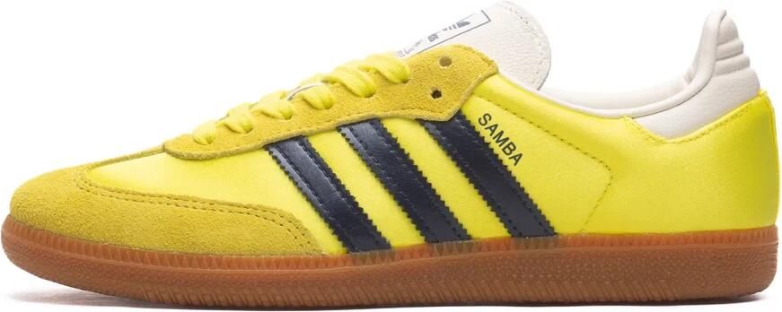 Adidas Samba Dames Schoenen Geel Maat: 40 2 3 Leer Foot Locker