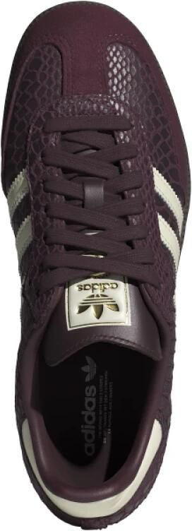 Adidas Lage Sneakers Samba OG Shoes "Maroon Cream White Gold Metallic"