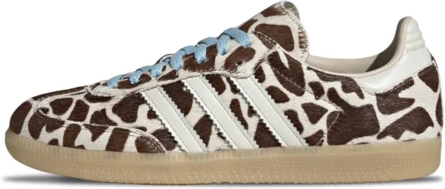 ADIDAS ORIGINALS Sneakers laag 'SAMBA' lichtbeige hemelsblauw bruin