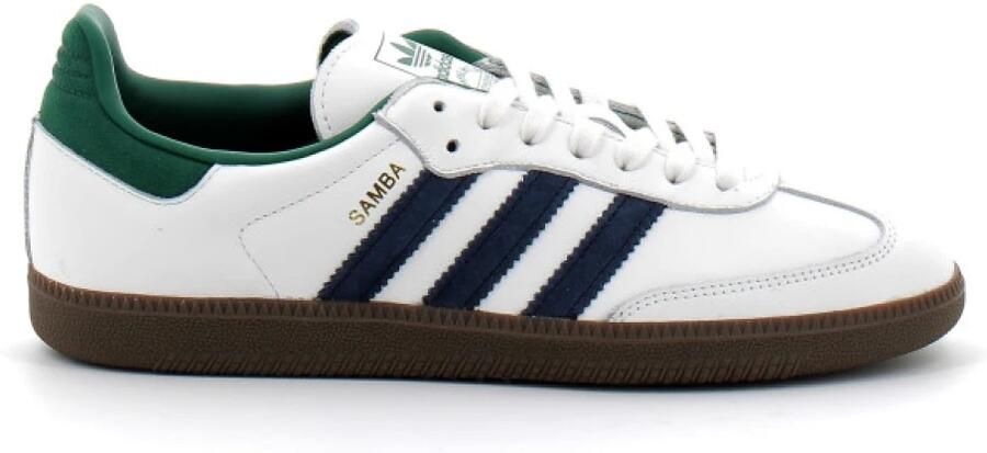 Adidas Lage Sneakers Samba OG Black White Collegiate Green