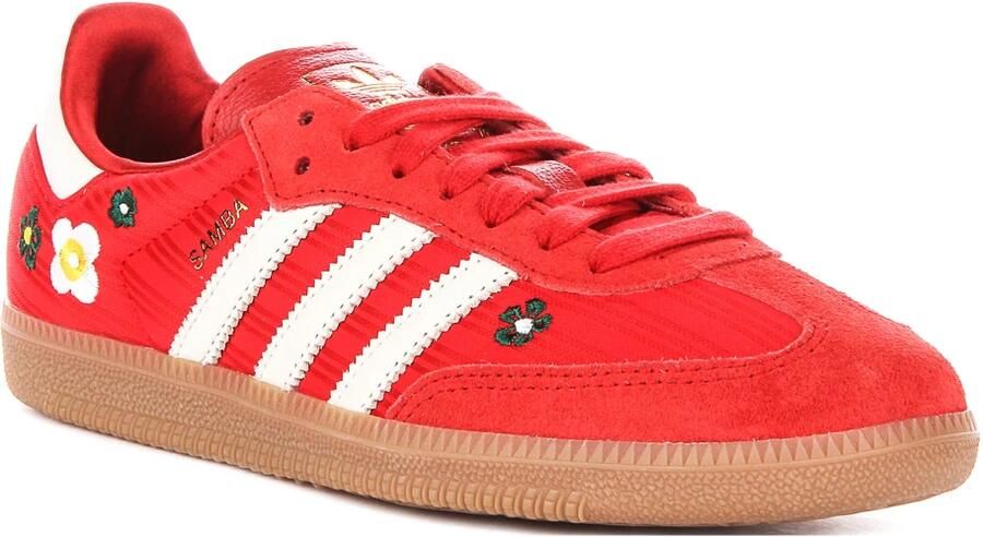 ADIDAS ORIGINALS Sneakers laag 'SAMBA' pasteelgeel donkergroen rood offwhite - Foto 5