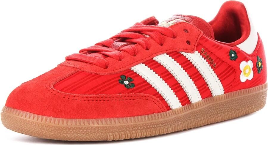 ADIDAS ORIGINALS Sneakers laag 'SAMBA' pasteelgeel donkergroen rood offwhite - Foto 6