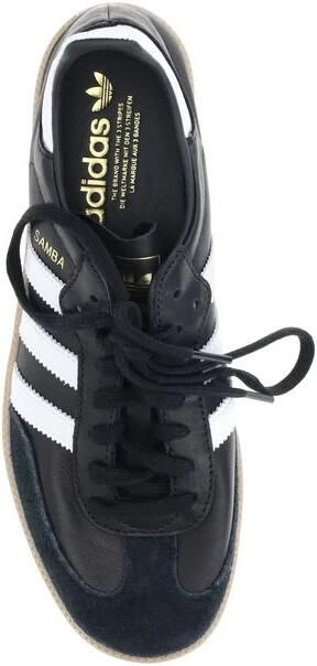 Adidas Originals Zwarte Sneakers met Leren Bovenwerk en Rubberen Zool Black - Foto 4