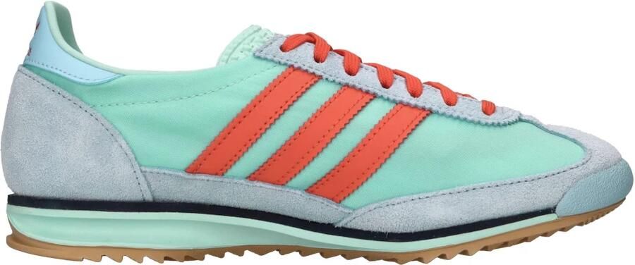 Adidas Originals SL 72 Dames Semi Flash Aqua Bright Red Clear Sky- Dames Semi Flash Aqua Bright Red Clear Sky - Foto 4