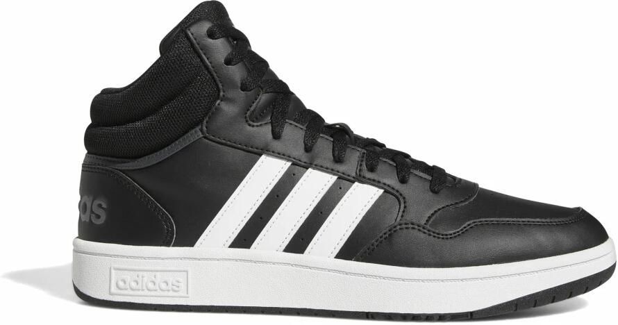Adidas SPORTSWEAR Hoops 3.0 Mid Sneakers Heren Core Black Ftwr White Grey Six