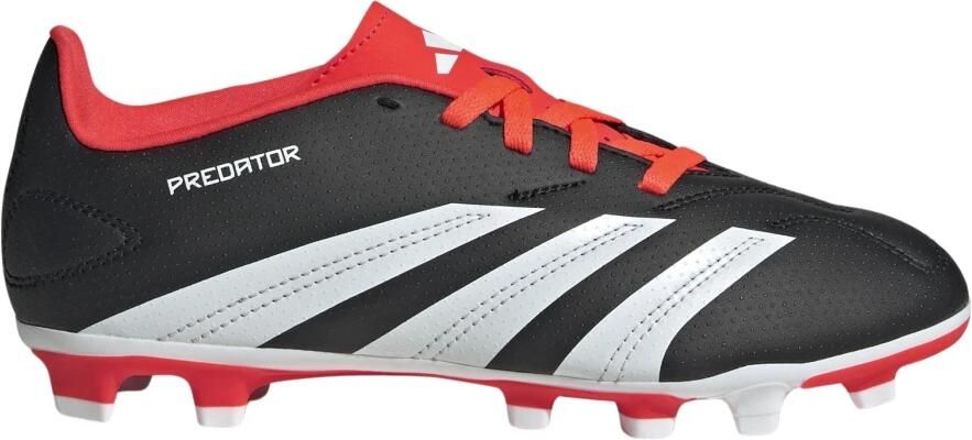 Adidas Performance Predator Club TxG Junior voetbalschoenen zwart wit rood Jongens Meisjes Imitatieleer 36 2 3