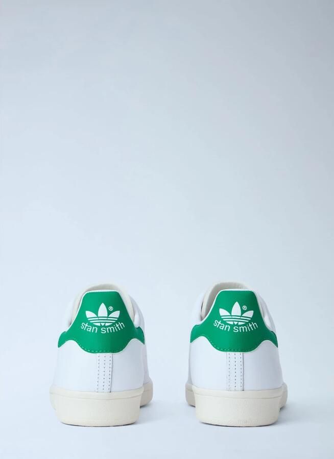 Adidas Leren Sneakers met Bedrukt Logo White - Foto 3