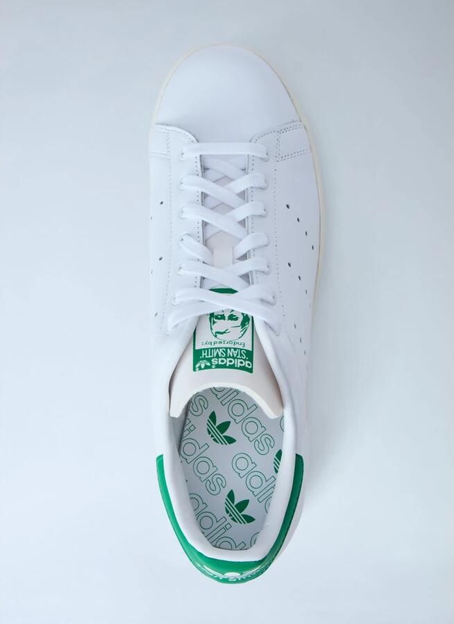 Adidas Leren Sneakers met Bedrukt Logo White - Foto 4