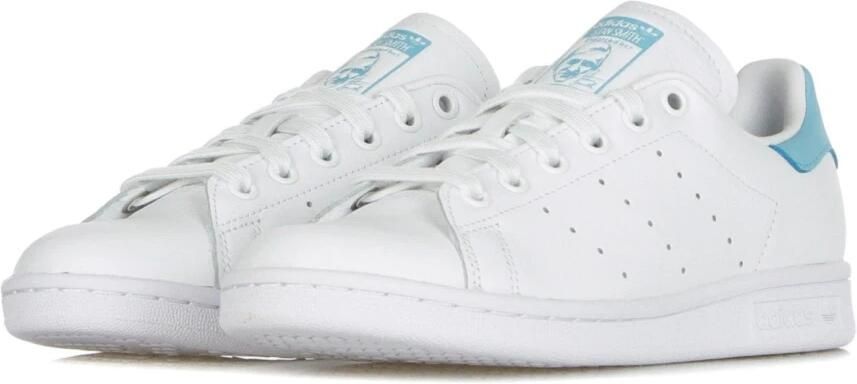 Adidas Originals Stan Smith W leren sneakers wit lichtblauw - Foto 10