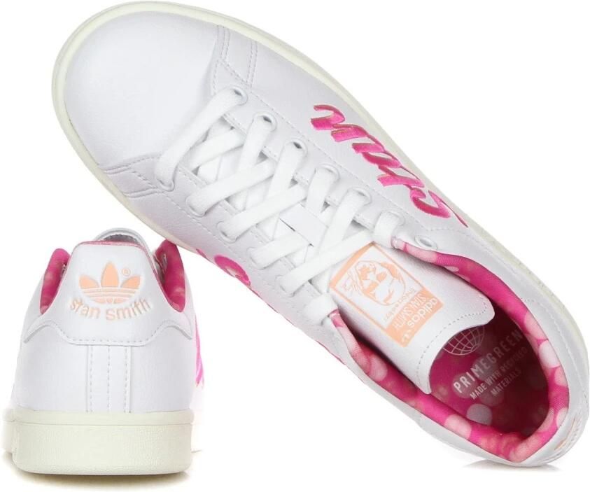 Adidas Stan Smith Lage Sneaker Roze Wit White Heren - Foto 4