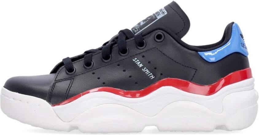 Adidas Zwarte Lage Schoen met Glanzende Versterking Black Dames
