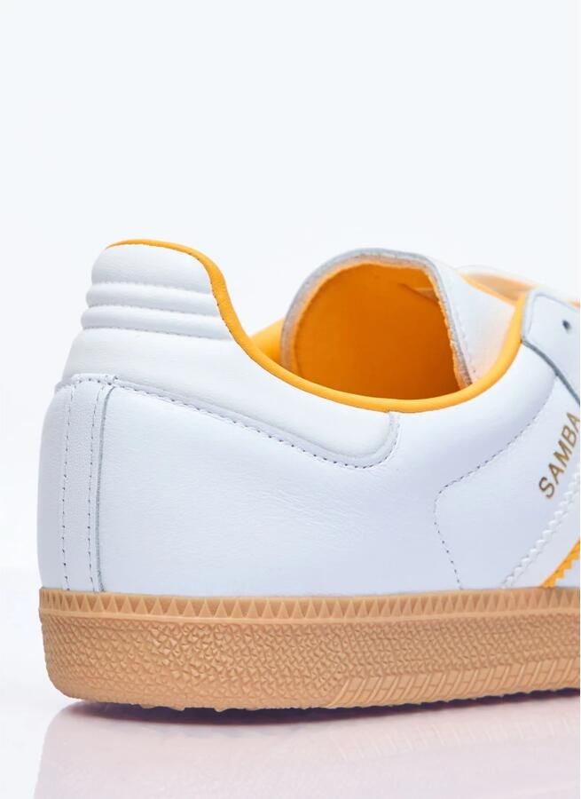 Adidas Originals Samba OG Cloud White Crystal White Crew Yellow- Cloud White Crystal White Crew Yellow