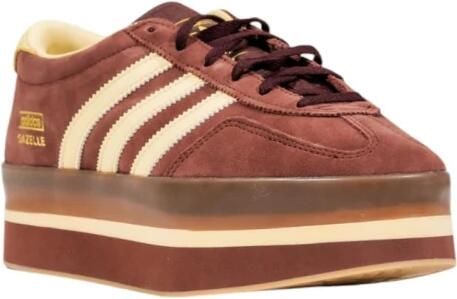 ADIDAS ORIGINALS Sneakers laag 'GAZELLE STACK' bruin pasteelgeel