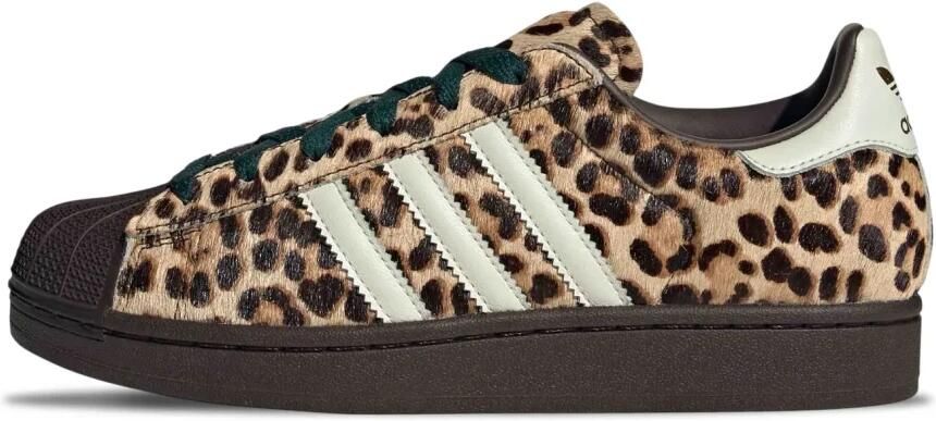 ADIDAS ORIGINALS Sneakers laag 'Superstar II' ivoor cappuccino donkerbruin donkergroen