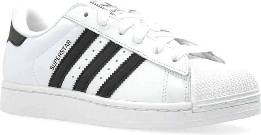Adidas Lage Sneakers Baskets Superstar II cuir matelassé