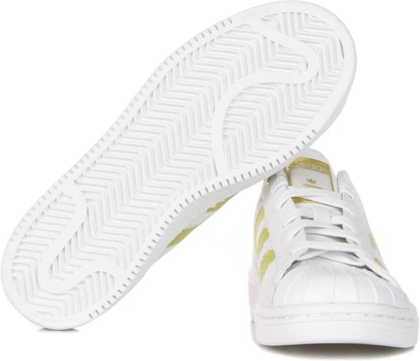 Adidas Crystal White Sneaker met Metallic Details White Dames - Foto 5
