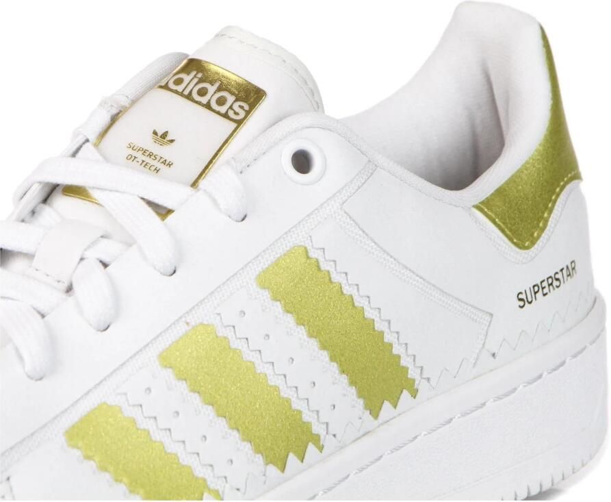 Adidas Crystal White Sneaker met Metallic Details White Dames - Foto 4