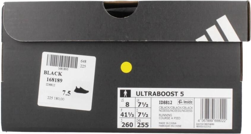 Adidas Ultraboost Sneakers Heren Zwart 2 3 Mesh Synthetisch