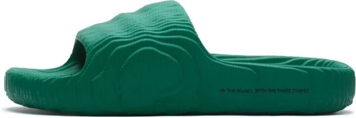 Adidas adilette Heren Slippers en Sandalen Groen Maat: 42 2 3 Synthetisch Foot Locker